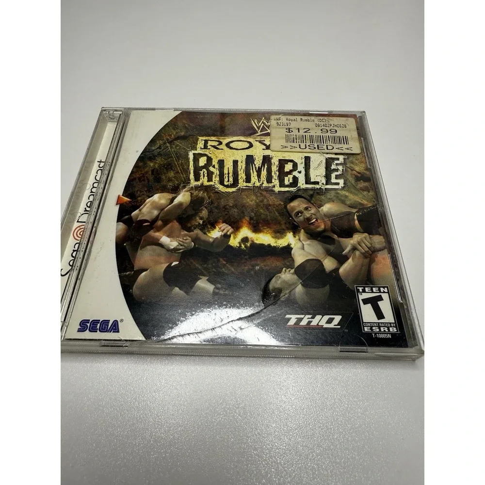 WWF Royal Rumble Sega Dreamcast Complete CIB Untested Disc Wrestling Game